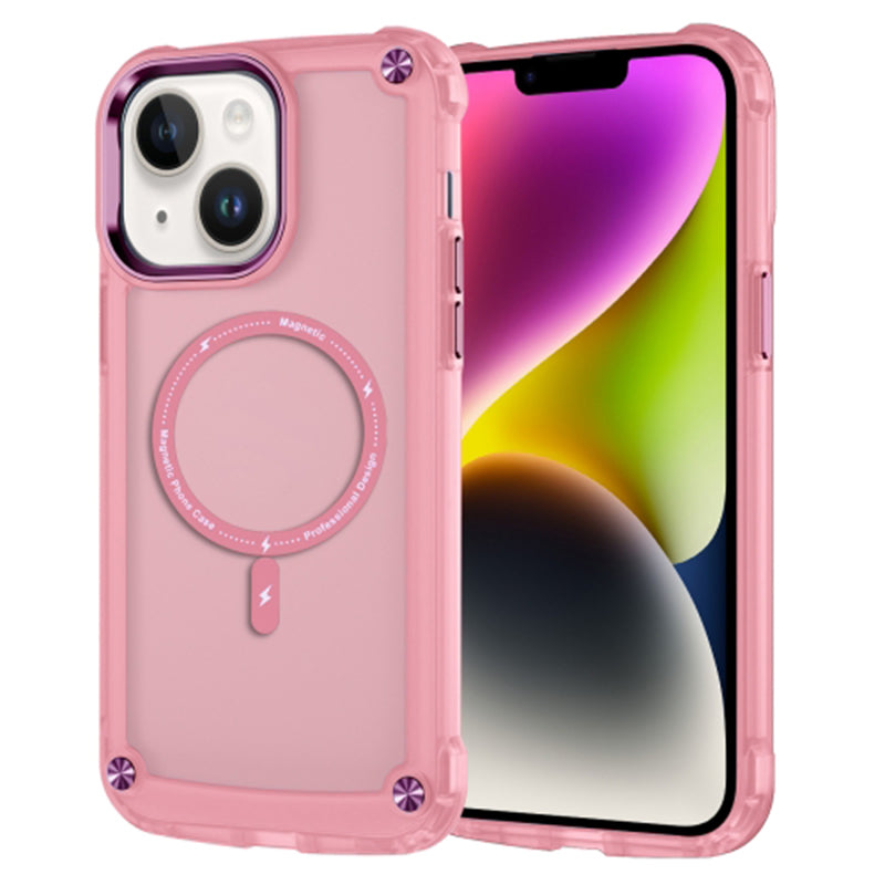 For iPhone 13 6.1 inch Magnetic Case Compatible with MagSafe Anti-Scratch TPU PC Translucent Matte Phone Cover For iPhone 13 6.1 inch Magnetic Case Compatible with MagSafe Anti-Scratch TPU PC Translucent Matte Phone Cover